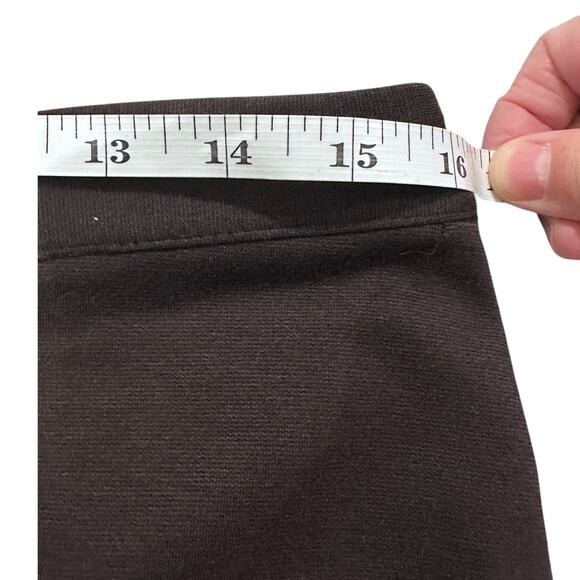 J. Jill Stretch Straight Leg Ankle Pants Java Brown Wardrobe Basic NWT size 12 - Picture 6 of 9